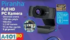 PİRANHA FULL HD PC KAMERA